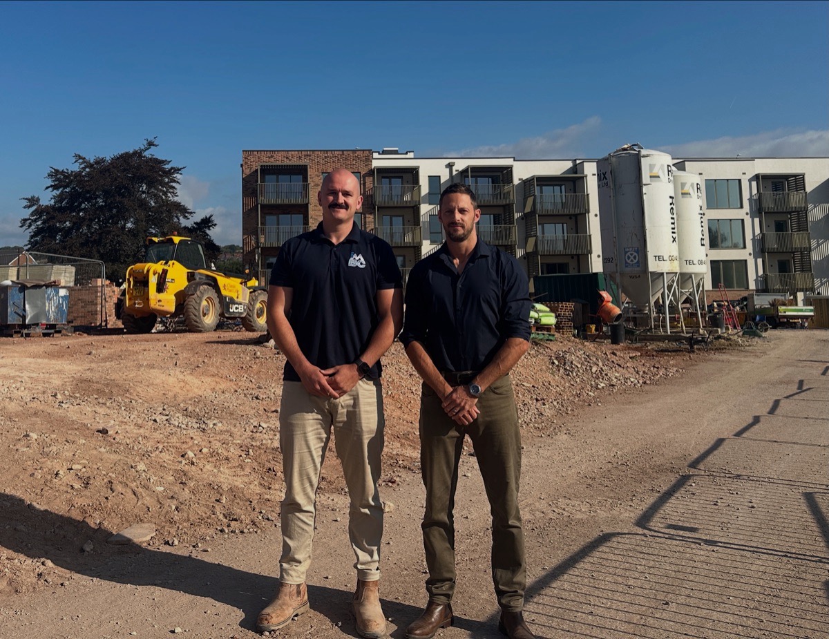 Luke Mingo at IMBC construction site